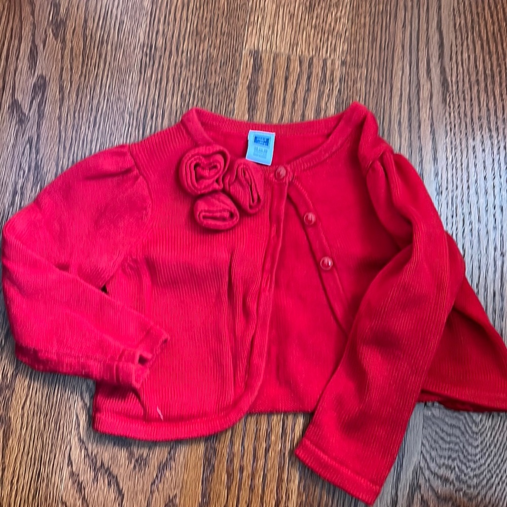 Janie and Jack red sweater
